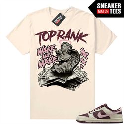 sb dunks valentines day sneaker match tees sail 'wake and make'