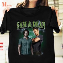 sam and dean homage vintage t-shirt, supernatural movie shirt, sam and dean shirt, tv series shirt, supernatural shirt f