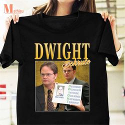 dwight schrute homage t-shirt, salesman shirt, 90s movie shirt, the office movie shirt, dwight schrute shirt for fans