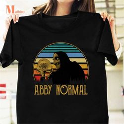 abby normal vintage t-shirt, young frankenstein shirt, comedy horror shirt, halloween shirt