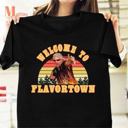 retro guy fieri welcome to flavortown vintage t- shirt, guy fieri shirt, guy ramsay fieri shirt, tv presenter shirt