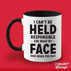 funny sarcasm mug, sarcastic friend gift, humor coffee cup, i need coffee, rbf, work mug, i need coffee cup, not a morni