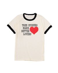 tree huggers make better lovers ringer tee - nature lover - unisex