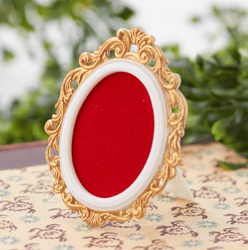 miniature photo frame on stand - true vintage