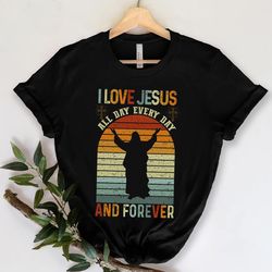 jesus christian vintage retro t shirt love jesus short sleeve shirt god lovers gift religious gift cotton t shirt