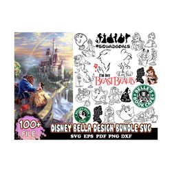 100 Disney Bella Bundle Svg, Disney Svg, Bella Svg