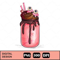 monster ice cream scary halloween png digital download, sublimation design