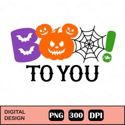 boo to you mickey pumpkin | halloween | pumpkin | svg | png | pdf | digital file