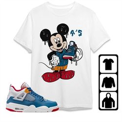 aj 4 messy room unisex t-shirt, tee, sweatshirt, hoodie, got em mickey, shirt to match sneaker