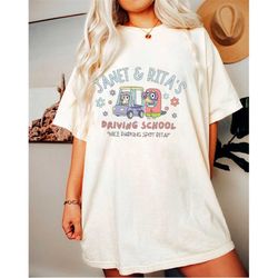 janet & ritas driving school shirt, bluey famlily shirt, bluey and friends shirt, bluey t shirt, bluey birthday shirt,bl