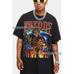 retro freddy krueger vintage shirt, nightmare halloween tshirt jason voorhees t-shirt friday the 13th horror horror movi