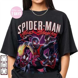 spider man miles morales 90s vintage shirt, spider man miles morales shirt, spider man miles morales merch, spider man m