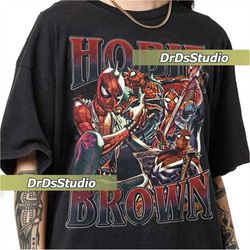 limited hobie brown spider punk vintage t-shirt, gift for women and man unisex t-shirt
