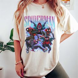 spiderman miles morales shirt, spider-man across the spider-verse, marvel ghost-spider superhero spider-man 2023 shirt,