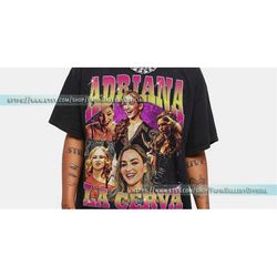 adriana la cerva homage retro 90's vintage tshirt, la cosa nostra, made man mafia wise guy american crime series drea de