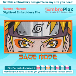 naruto embroidery design files