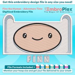 finn the human from adventure time embroidery design file