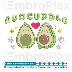 avocuddle cute embroidery design