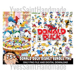 75 files donald duck bundle png, disney png, cartoon png