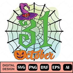 31st october halloween sublimation, october 31 png, october 31 decor, october 31 sign, october 31 printable, halloween s