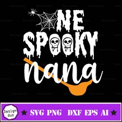 one spooky nana svg-one spooky family svg-spooky svg-one spooky baby svg-one spooky mama svg-halloween shirt svg