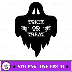 trick or treat svg happy halloween svg hand drawn svg hand lettered cut files cricut silhouette instant download