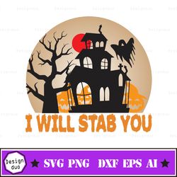 i will stab you | nurse halloween svg | eps | svg | dxf | funny nurse svg | halloween svg | ghost svg | funny halloween