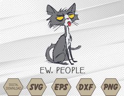 Funny Cat Ew People Meowy Cat Lovers Men Womens Gifts Svg, Eps, Png, Dxf, Digital Download