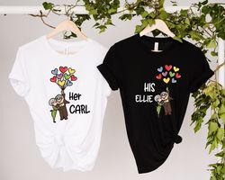 her carl his ellie shirts, carl and ellie shirts, up couple