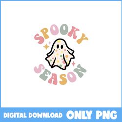 Spooky Season Ghost Png, Ghost Png, Spooky Season Png, Retro Halloween Png, Halloween Png, Cartoon Png, Png Digital FIle