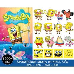 1500 spongebob svg, spongebob font svg, spongebob font, spongebob alphabet for cricut, spongebob text, silhouette, font