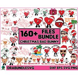 160 baby benito christmas svg, sin ti svg, bad bunny heart svg,layered svg, cricut , cut files, svg, un navidad sin ti s