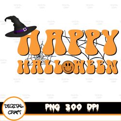 happy halloween png image, leopard pumpkin halloween design, sublimation designs downloads, transparent png file