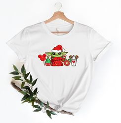 christmas snacks baby yoda t-shirt, vacation shirt, disney t