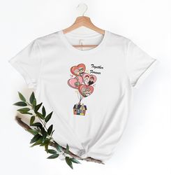 ellie and carl together forever shirt, disney carl & ellie v