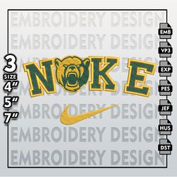 ncaa embroidery files, nike baylor bears embroidery designs, baylor bears, machine embroidery files