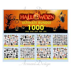 halloween ultimate bundle 1000 files svg