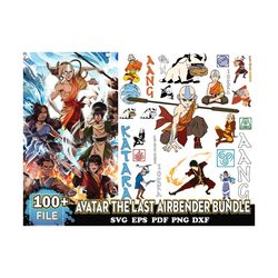 100 avatar the last airbender svg, avatar aang svg