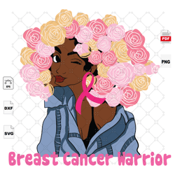 breast cancer warrior, breast cancer svg, breast cancer gift