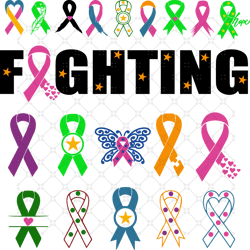 fighting cancer, cancer awareness, cancer svg, cancer ribbon