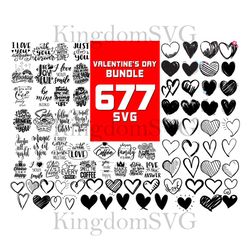 677 files valentines day bundle svg, valentine svg, valentines day, love svg, love quote svg, cupid svg, heart svg, xoxo