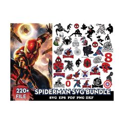 220 spiderman svg bundle, spiderman svg, avengers svg