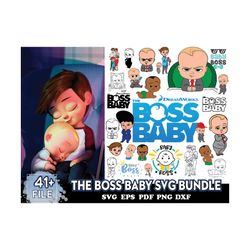 41 the boss baby svg bundle, funny baby svg, boss svg