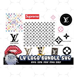 lv logo bundle svg, lv logo svg, lv pattern svg, lv vector, lv fashion