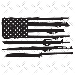 american flag guns, trending svg, american rifle flag s
