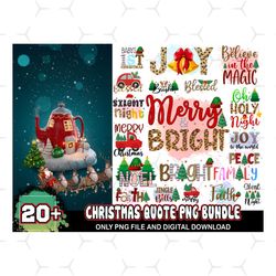 20 designs christmas quote png bundle, christmas png, merry christmas png, xmas png, christmas clipart, instant download