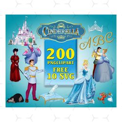 200 cinderella clipart, castle prince clipart princess svg, cinderella bundle, princess disney bundle