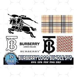 burberry logo bundle svg, burberry logo svg, brand logo svg, fashion logo svg