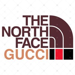 The North Face Gucci Svg, Trending Svg, The North Face, The North Face Logo, The North Face Svg, Gucci Svg, Gucci Logo,