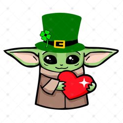 baby yoda st patricks day svg, st patrick svg, st patricks day svg, yoda st patrick svg, yoda leprechaun svg, leprechaun